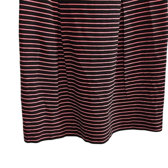 Talbots Women's Plus 14 A-Line Fit & Flare Stripe Dress Short Sleeve - Picture 3 of 16